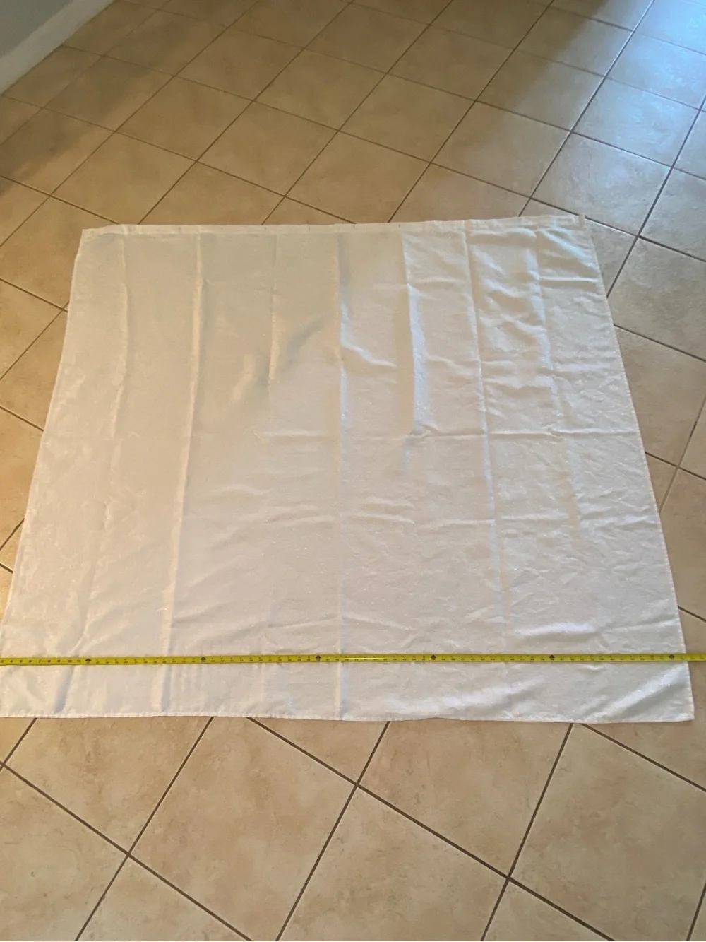 White Square Bedding or Throw